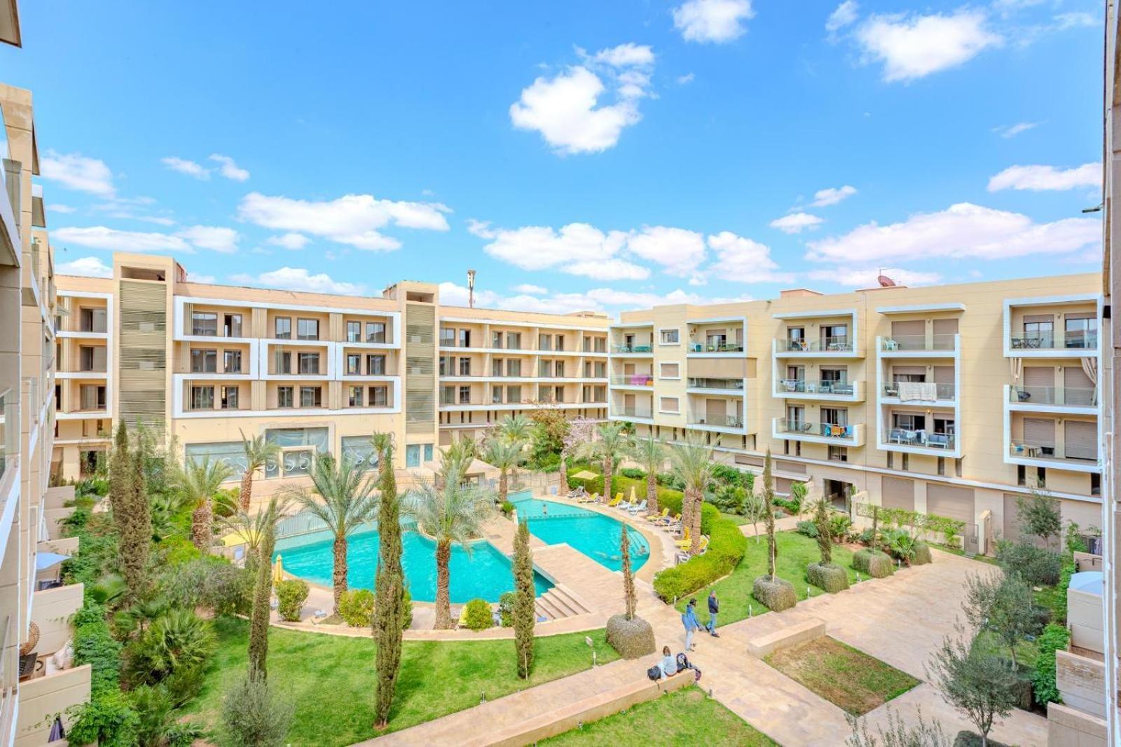 마라케시 Royal Deluxe Diamond - Marrakech, Luxe Pool View 아파트 외부 사진